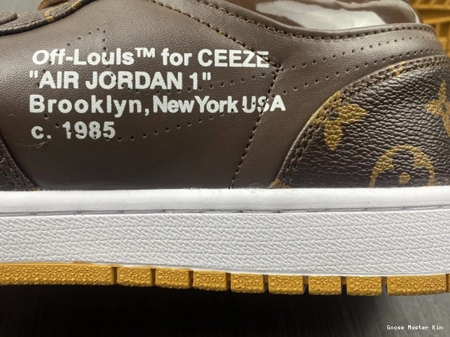1 Off-Louis x OW LOW AJ1 Air Jordan 0807